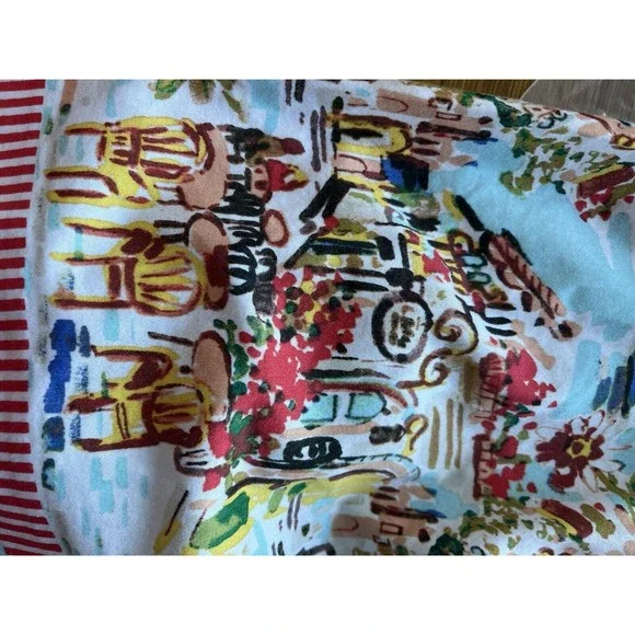 ✅SOLD TALBOTS  Fit & Flare Dress Size 4P - Picture 9 of 13